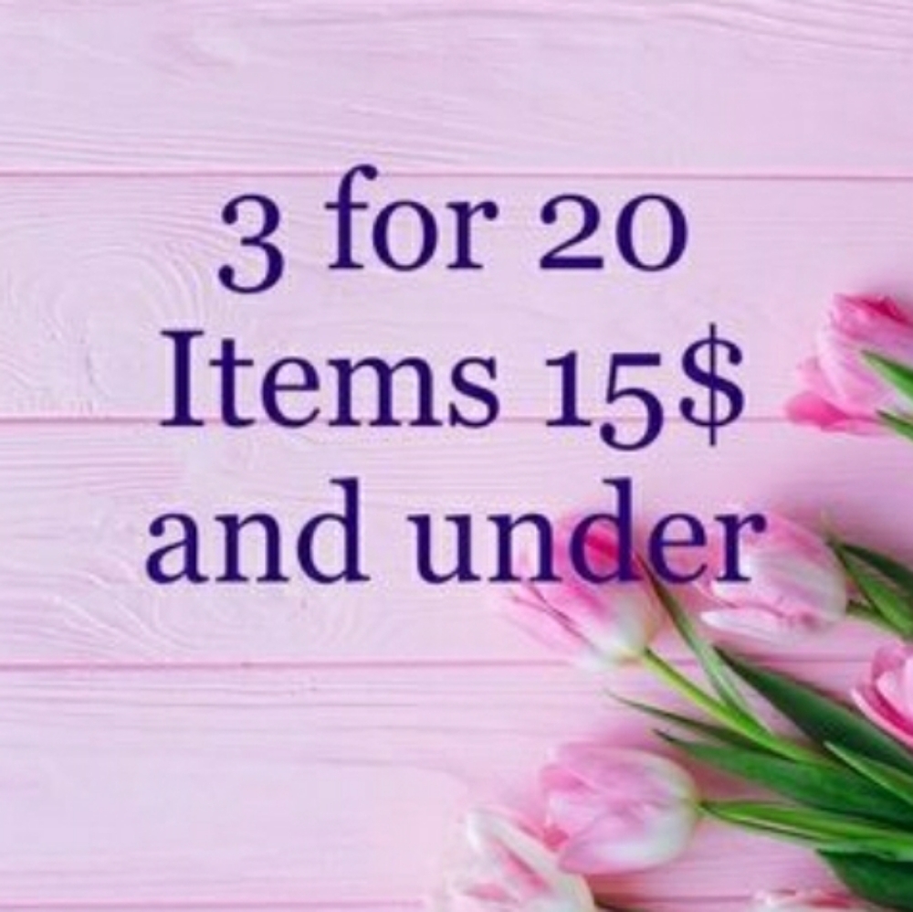 3 for $20